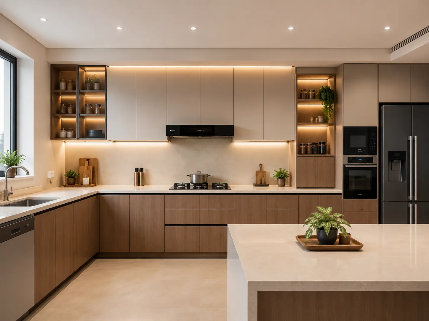 modern modular kitchen